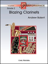 Blazing Clarinets Concert Band sheet music cover